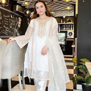 Tehzeeb Organza 3pc