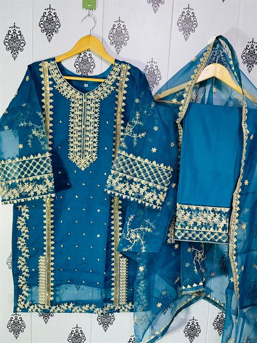 Tehzeeb Organza 3pc