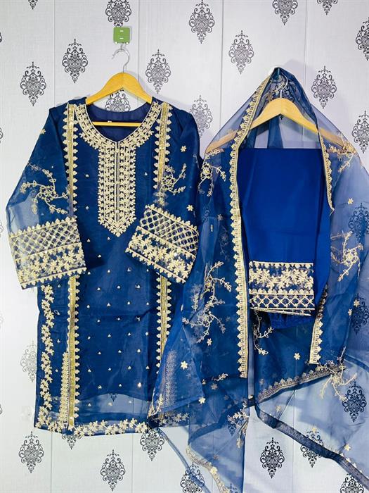 Tehzeeb Organza 3pc