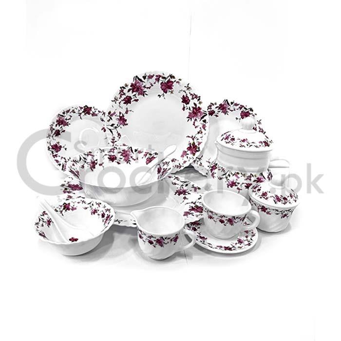  Round Dinner Set, 87 Pieces