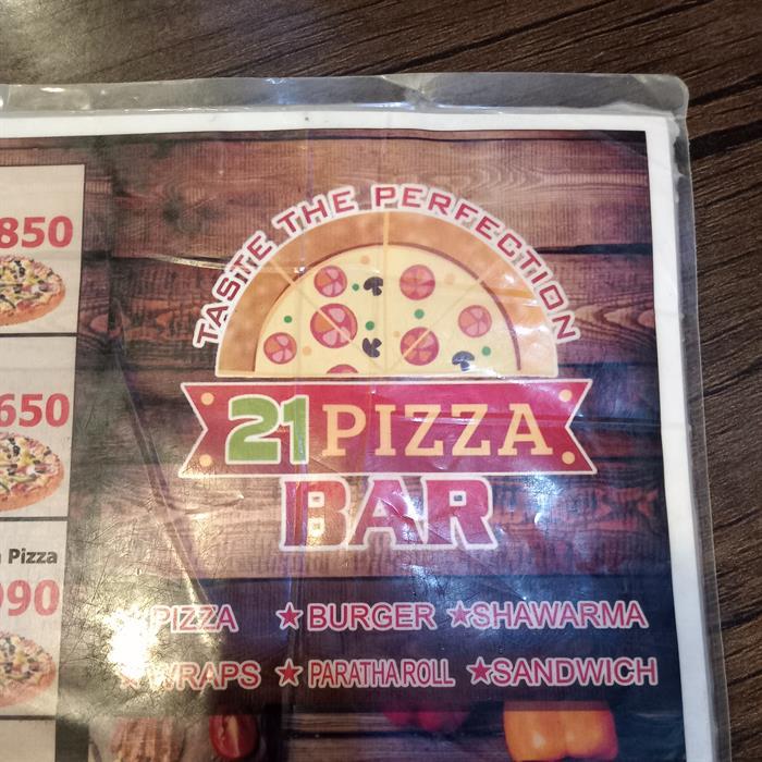 21 Pizza Bar Logo